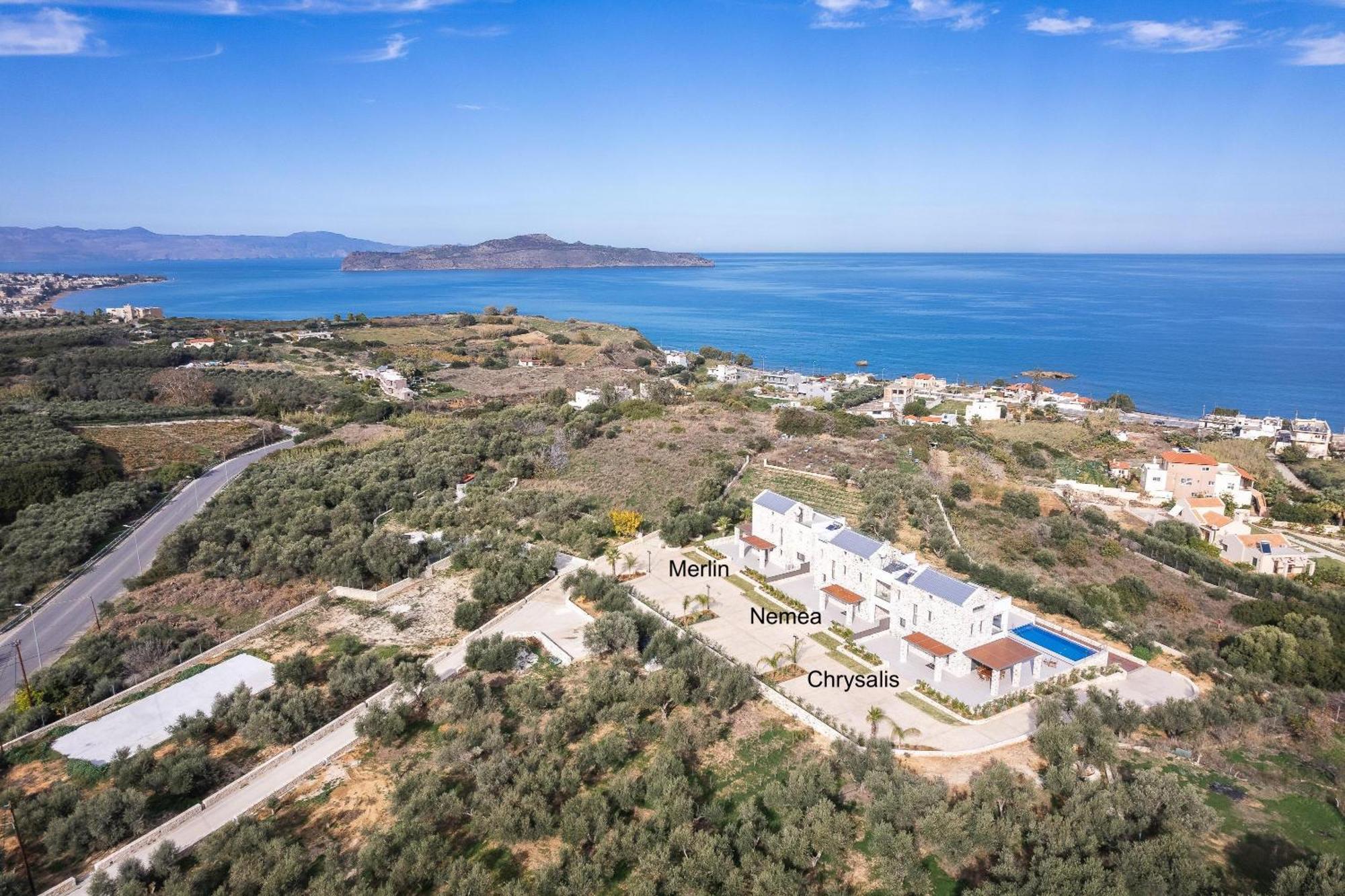 Oinolithos Luxury Villas Каламакі Екстер'єр фото