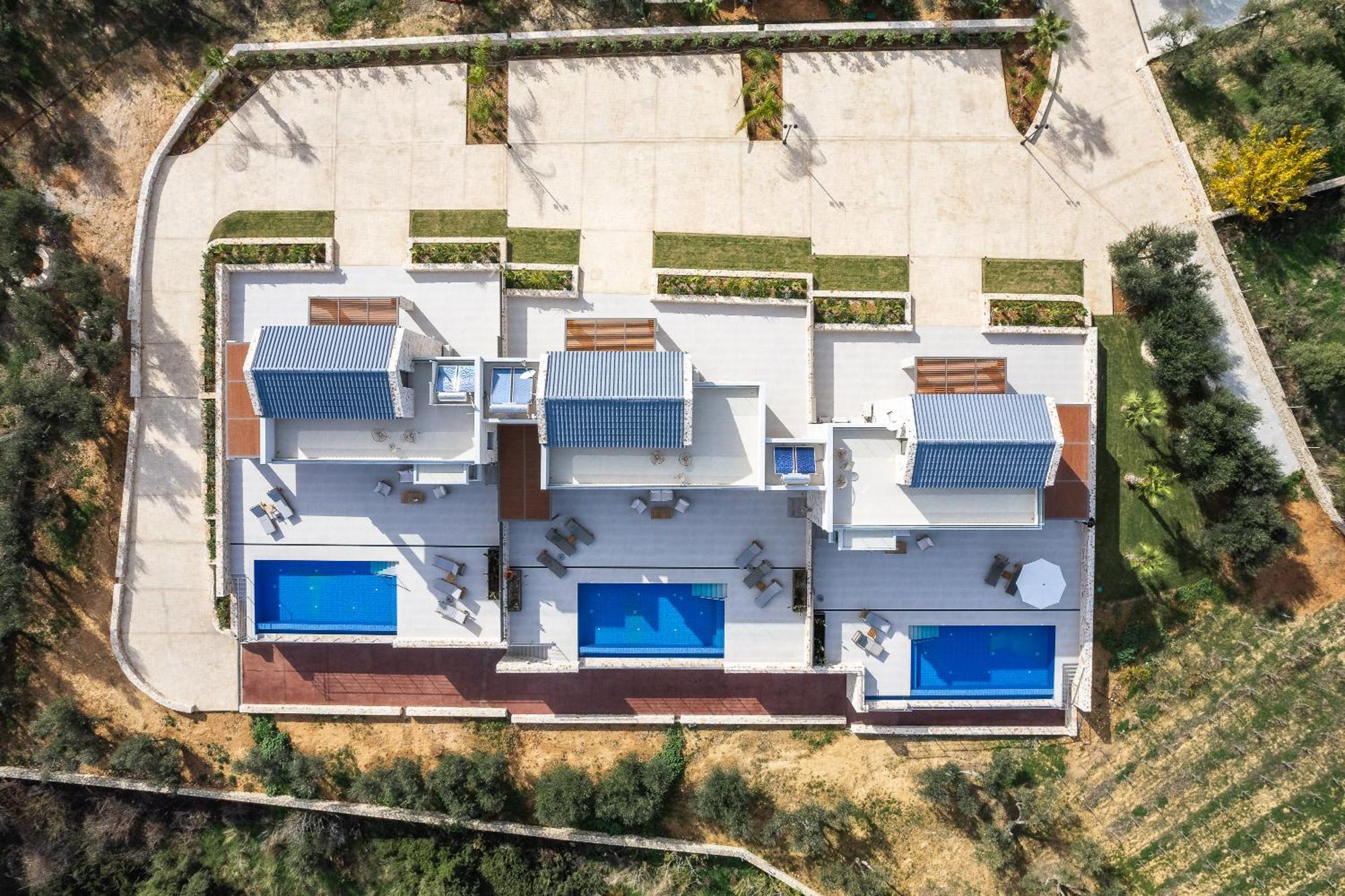 Oinolithos Luxury Villas Каламакі Екстер'єр фото